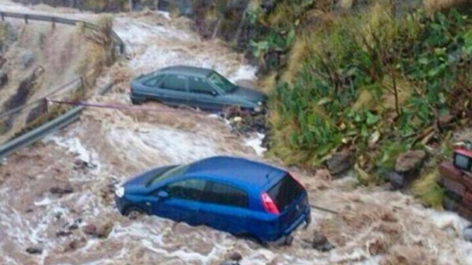 Banjir di Santa Cruz de Tenerife, 19 Oktober.