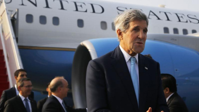 Menlu AS John Kerry Tiba di Jakarta, 20 Oktober