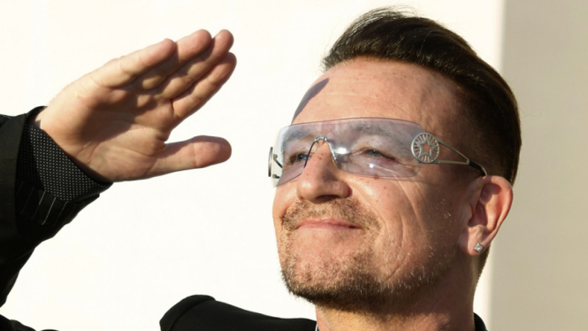 Vokalis U2 Bono