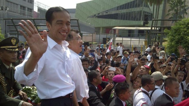 Presiden Joko Widodo dan Wakil Presiden Jusuf Kalla.