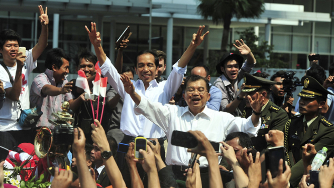 Presiden Joko Widodo dan Wakil Presiden Jusuf Kalla