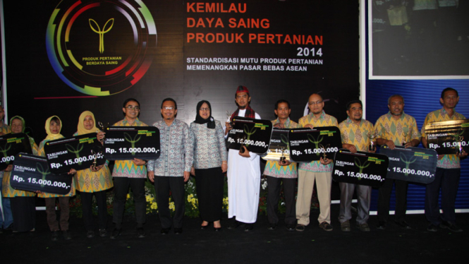Para Pemenang Anugerah Produk Pertanian Berdaya Saing 2014