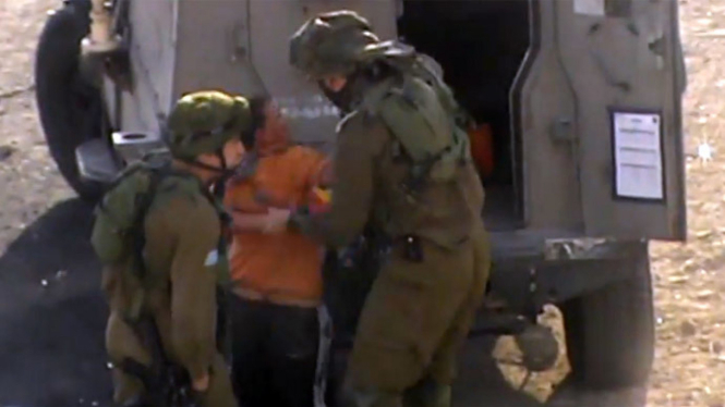Israel tangkap bocah Palestina 11 tahun yang menderita keterbelakangan mental.