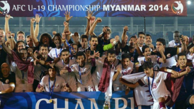 Timnas Qatar U-19 Juarai Piala Asia