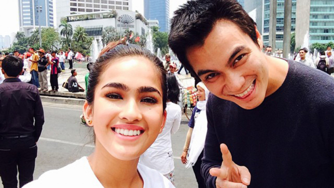 Elfira Loy dan Baim Wong