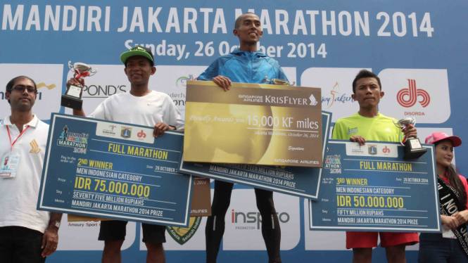 14.000 Peserta Sukseskan Jakarta Marathon 2014