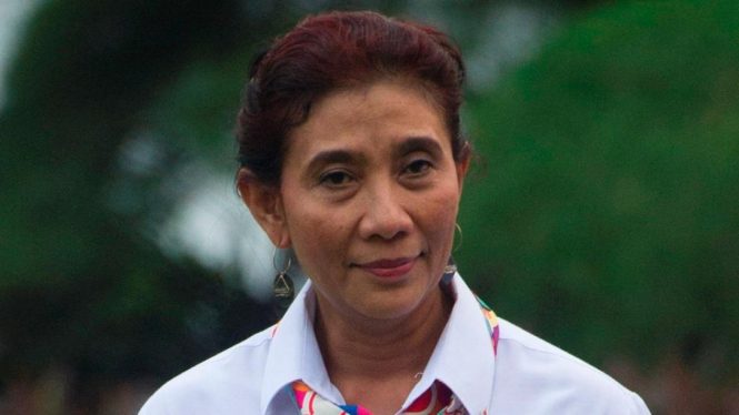 Menteri Kelautan dan Perikanan Susi Pudjiastuti