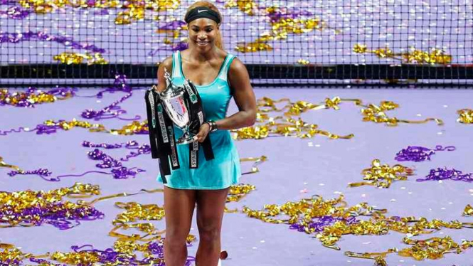 Petenis asal Amerika Serikat, Serena Williams menjuarai WTA Finals 2014