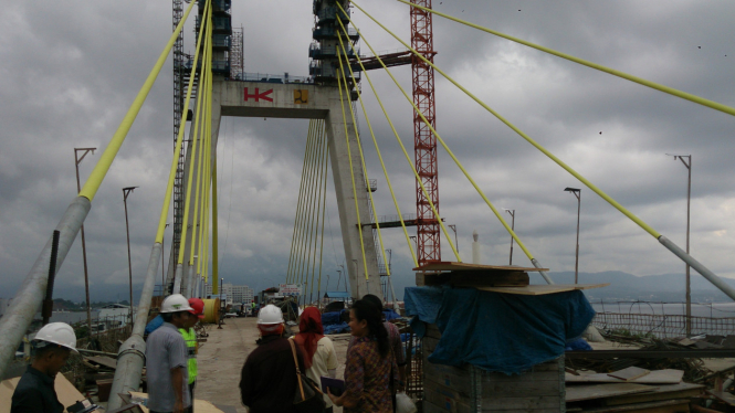 Konstruksi Akhir Jembatan Soekarno Manado