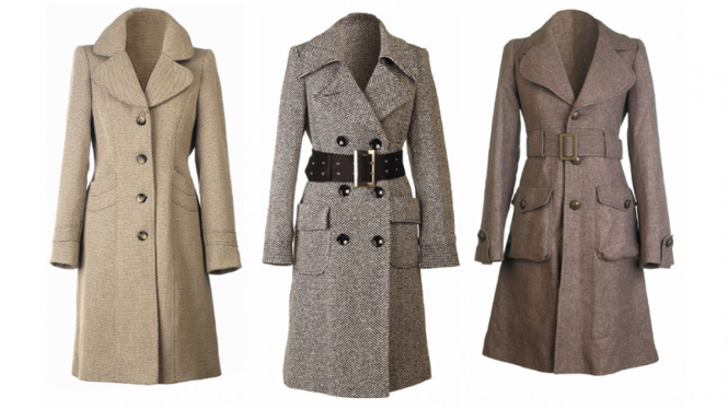 Ilustrasi mantel atau coat