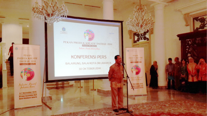 Konferensi Pers Pekan Produk Kreatif Daerah 2014