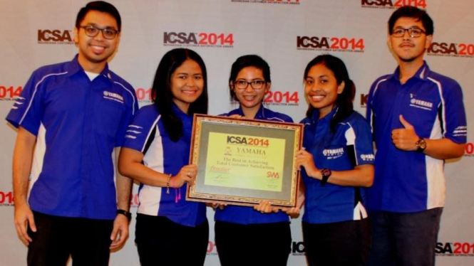 Yamaha raih penghargaan ICSA 2014.