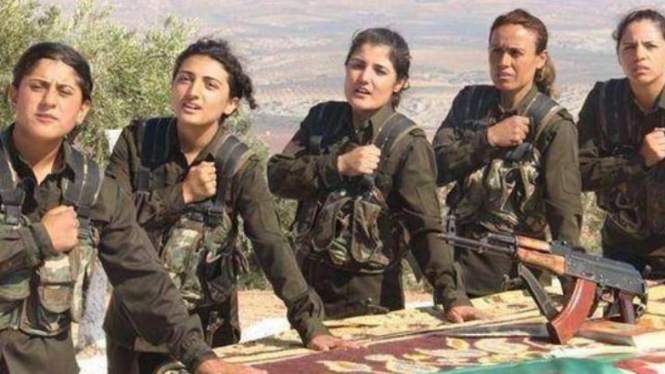 Pejuang wanita Kurdi bersumpah melawan ISIS