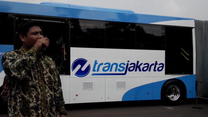 Ilustrasi Bus TransJakarta