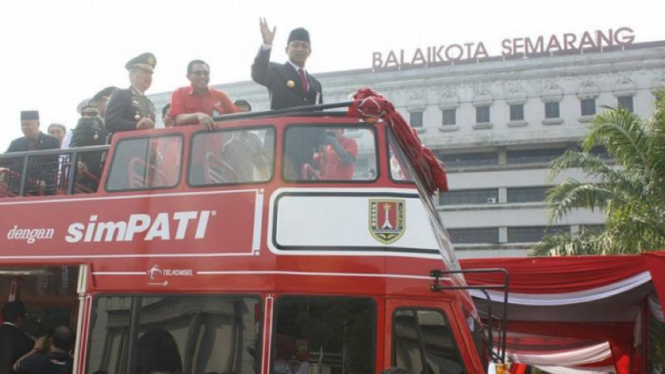 Semarjawi, Bus Tingkat Khusus Wisatawan di Semarang