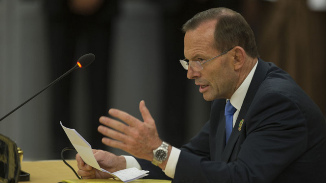 Tony Abbott di KTT ASEAN - AUSTRALIA