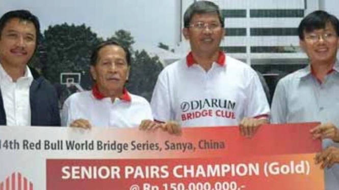 Juara dunia bridge asal Indonesia, Heng pabky Lasut-Eddy Manoppo