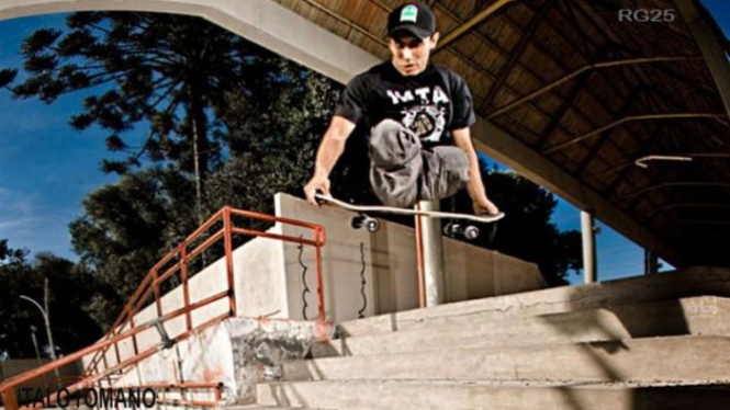 Italo Romano, Atlit Skateboard berbakat