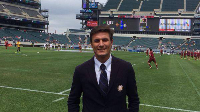 Wakil Presiden Inter Milan Javier Zanetti