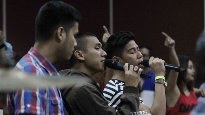 Latihan Bersama Jelang Konser Satu Indonesia