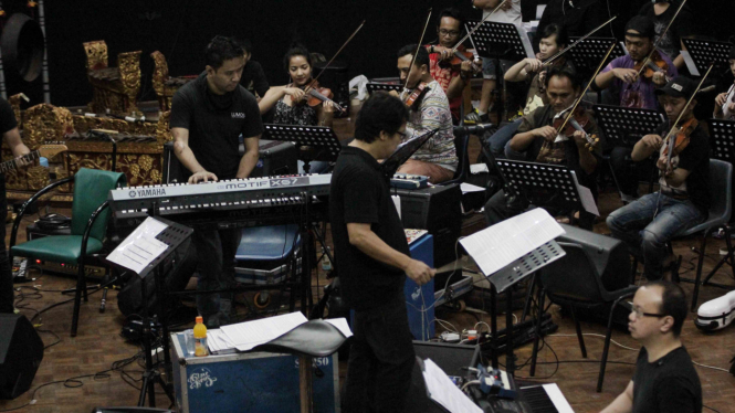 Latihan Bersama Jelang Konser Satu Indonesia