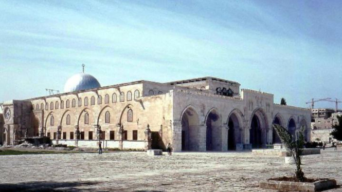 Kompleks Masjid Al-Aqsa di Kota Yerusalem.