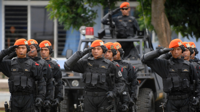 Panglima TNI Buka Latgab Latihan Gultor TNI Tri Matra IX 2014