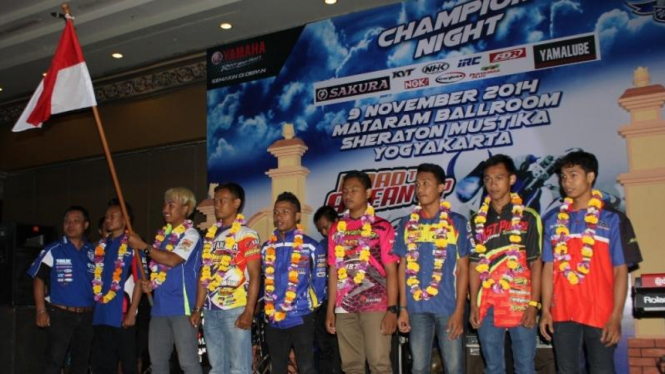 Pembalap Yamaha yang akan ikut Yamaha ASEAN Cup 2014