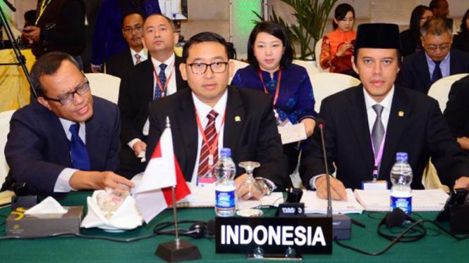Ketua Delegasi DPR RI Fadli Zon di Sidang Pleno Ketujuh APA 