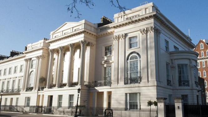 Rumah milik Emir Qatar Syeikh Tamim bin Hamad Al Thani di London