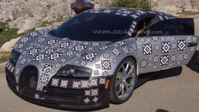 Mobil Bugatti yang dikabarkan menjadi penerus tipe Veyron