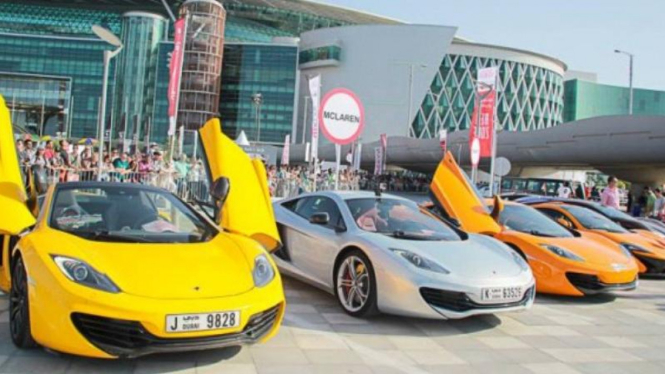 Salah satu aksi Parade Dubai 2014.