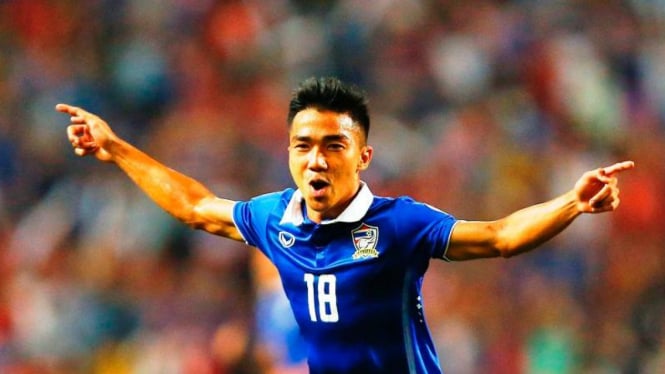 Gelandang Thailand, Chanathip Songkrasin di Piala AFF 2014