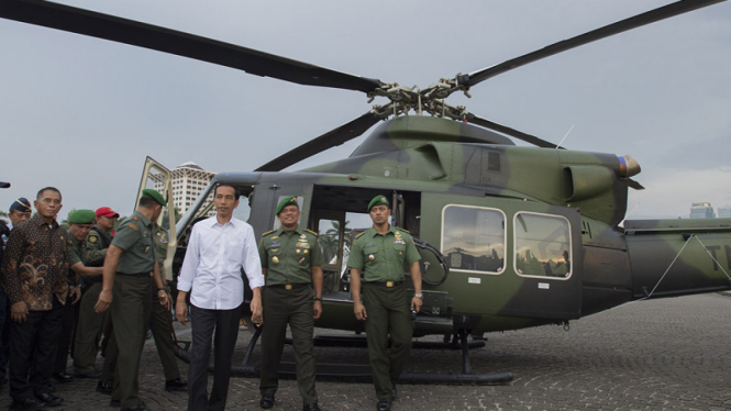 Presiden Lihat Alutsista TNI AD