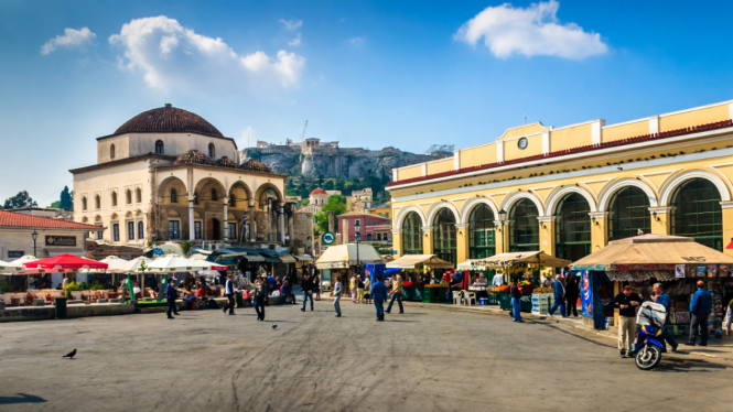 Pasar Monastiraki Yunani