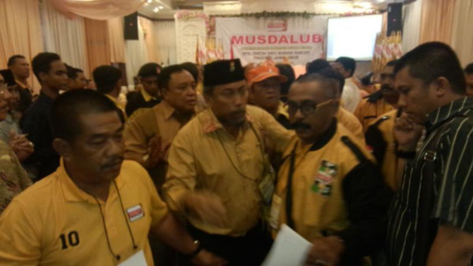 Musdalub Hanura Jawa Timur Ricuh, Perwakilan Organisasi Sayap Diusir