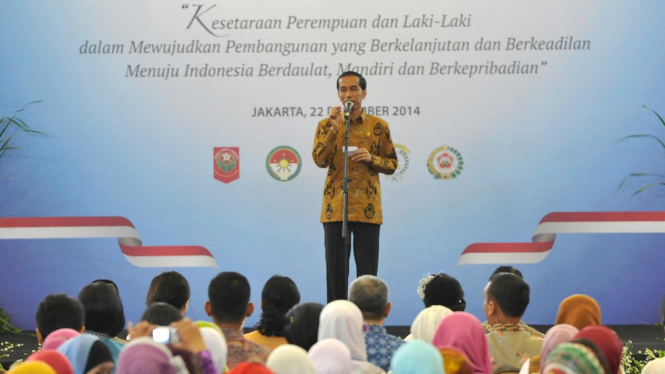 Presiden Jokowi Hadiri Peringatan Hari Ibu