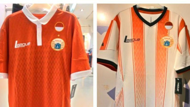 Kostum terbaru Persija Jakarta untuk ISL musim 2015