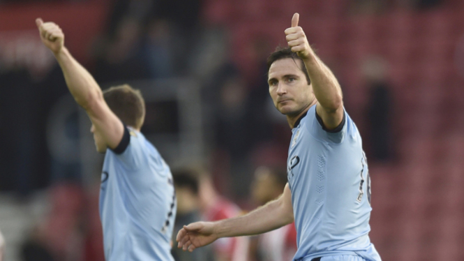 Pemain Manchester City Frank Lampard