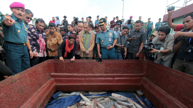 Menteri Kelautan dan Perikanan (MKP) Susi Pudjiastuti