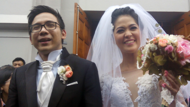 Masa bahagia Pesta pernikahan David NOAH dan Gracia Indri