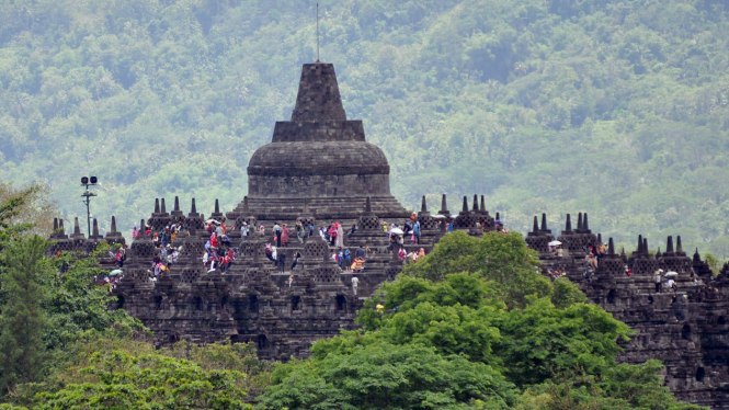 Candi Borobudur, Magelang, Jawa Tengah.