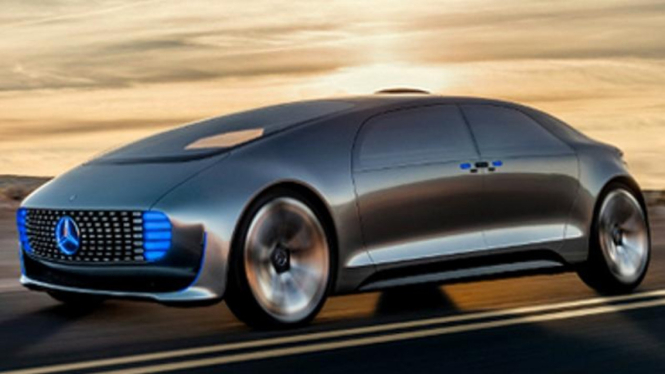 Mobil masa depan Mercedes-Benz.