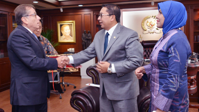 Wakil Ketua DPR RI Fadli Zon & Duta Besar Ekuador Eduardo Alberto Calderon L
