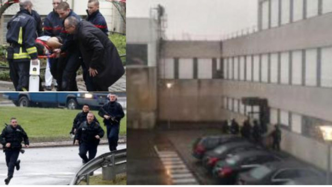Pabrik tempat dua penyerang Charlie Hebdo tersudut
