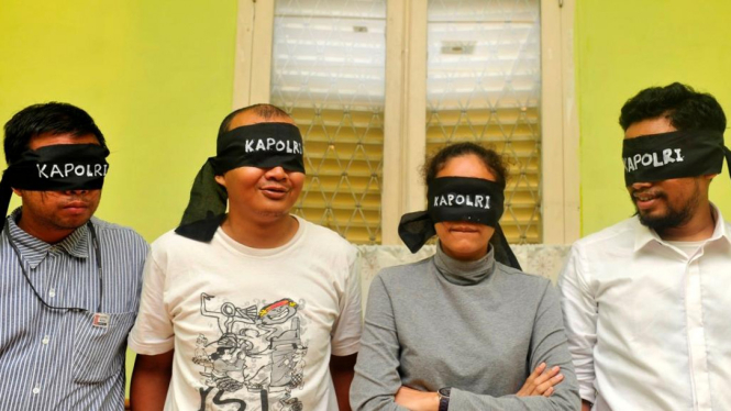 Para aktivisi kritik Presiden Jokowi soal penunjukkan calon Kapolri baru.