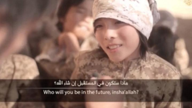 Seorang anak dijadikan eksekutor ISIS