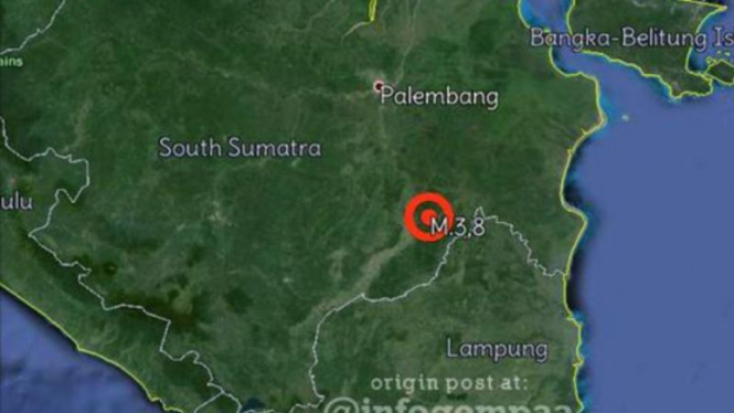 Gempa Sumatera Selatan