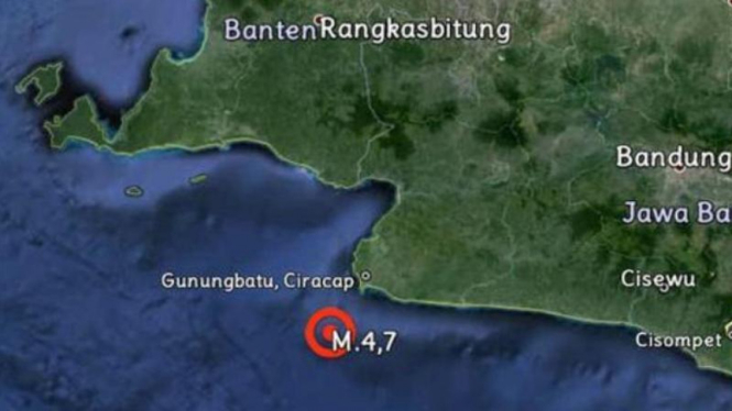 Ilustrasi gempa bumi