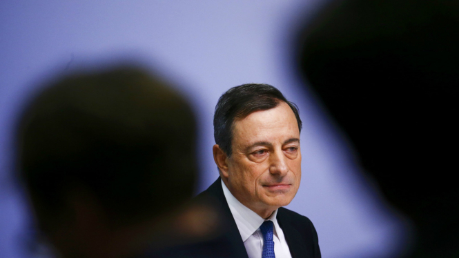 Presiden Bank sentral Eropa (ECB) Mario Draghi 